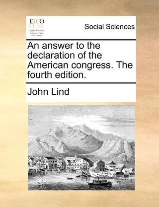 An Answer to the Declaration of the American Congress
