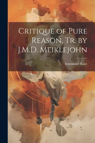 Critique of Pure Reason, Tr.