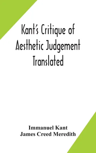 Critique of Aesthetic Judgement