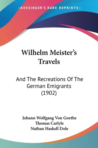 Wilhelm Meister's Travels