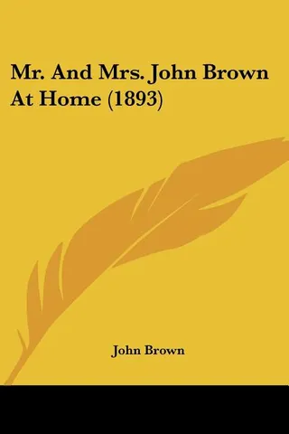 Mr. and Mrs. John Brown at Home