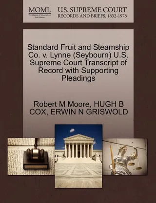 Standard Fruit and Steamship Co. v. Lynne