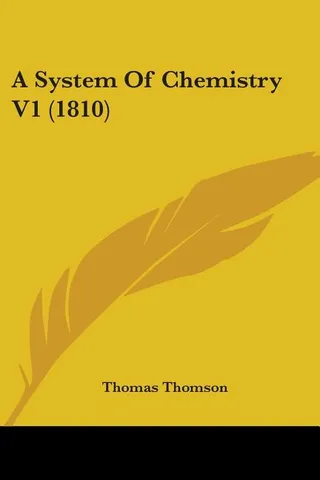 A System Of Chemistry V1 1810