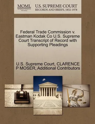 Federal Trade Commission v. Eastman Kodak Co