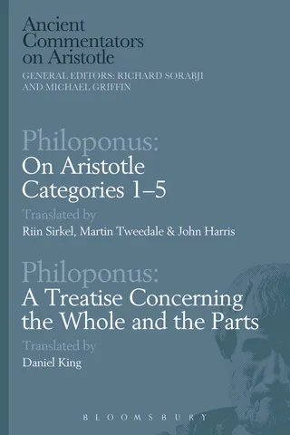 On Aristotle Categories 1–5 with A Treatise Concerning the Whole and the Parts