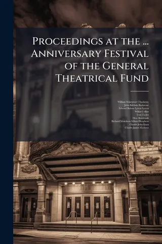 Proceedings at the Anniversary Festival of the General Theatrical Fund