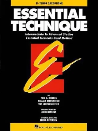 Essential Technique BB Tenor Saxophone Intermediate to Advanced Studies Book 3 Level