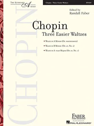 Frederic Chopin: Three Easier Waltzes Piano Sheet Music