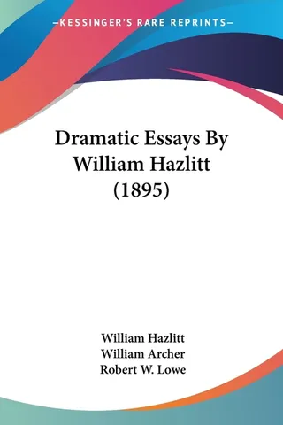 Dramatic Essays