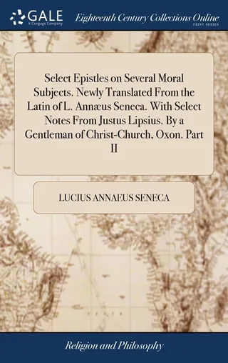 Select Epistles on Several Moral Subjects