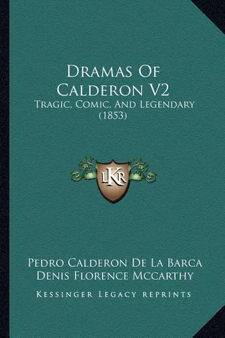 Dramas Of Calderon