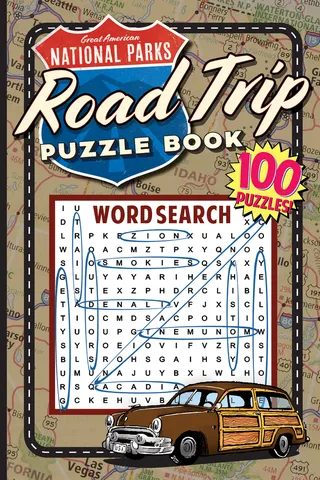 American National Parks Road Trip Puzzle Book