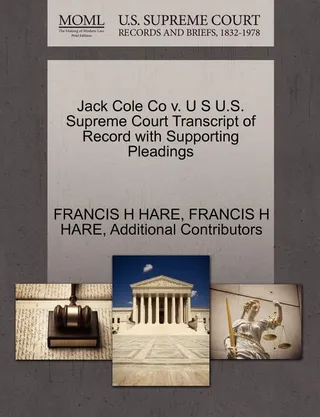 Jack Cole Co. v. U.S.