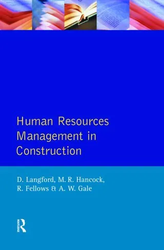 Human Resources Management in Construction