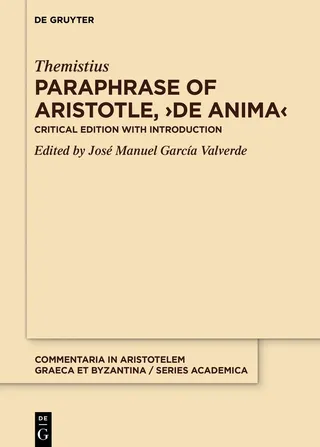 Paraphrase of Aristotle, De Anima