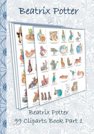 Beatrix Potter 99 Cliparts Book Part 1 Peter Rabbit