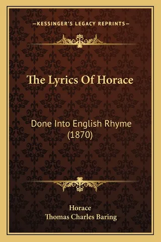 The Lyrics Of Horace