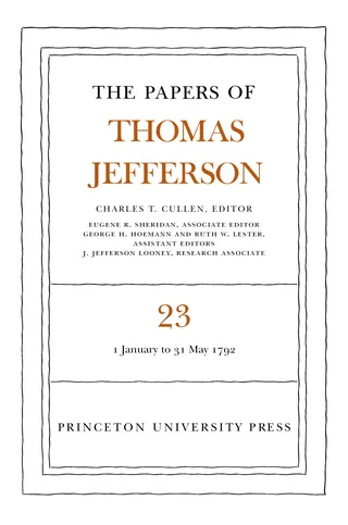 The Papers of Thomas Jefferson, Volume 23