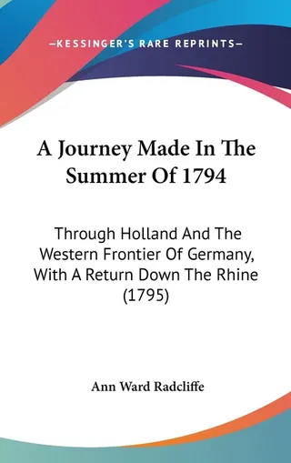 A Journey Made In The Summer Of 1794