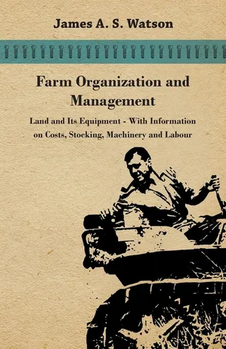 Farm Organization and Management