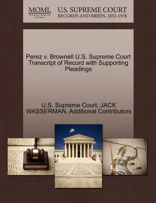 Perez v. Brownell