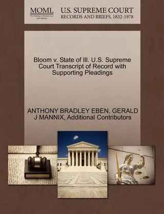 Bloom v. State of Illinois