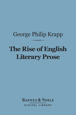 Rise of English Literary Prose