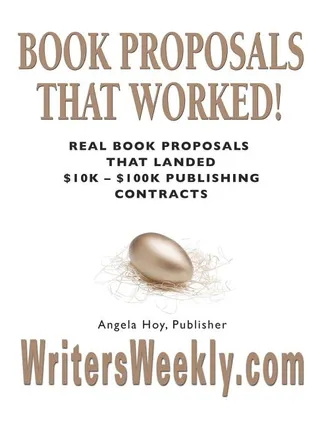 BOOK PROPOSALS THAT WORKED! Real Book Proposals That Landed $10K