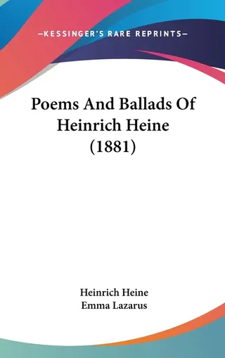 Poems And Ballads Of Heinrich Heine