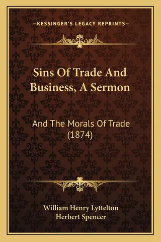 Sins Of Trade And Business, A Sermon