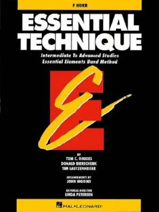 Essential Technique F Horn Intermediate to Advanced Studies Book 3 Level