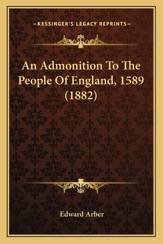 An Admonition To The People Of England