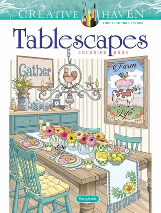 Tablescapes Coloring Book