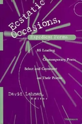Ecstatic Occasions Expedient Forms
