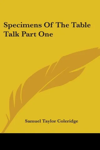 Specimens Of The Table Talk