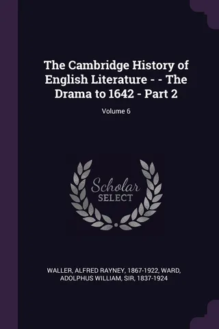 The Cambridge History of English Literature