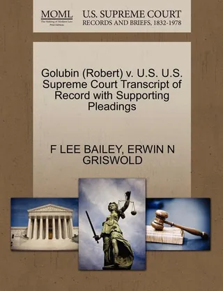 Golubin (Robert) v. U.S.