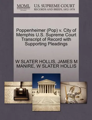 Poppenheimer (Pop) v. City of Memphis