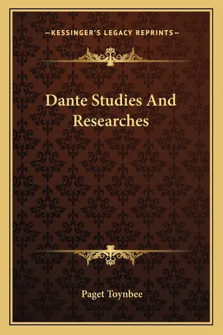 Dante Studies And Researches