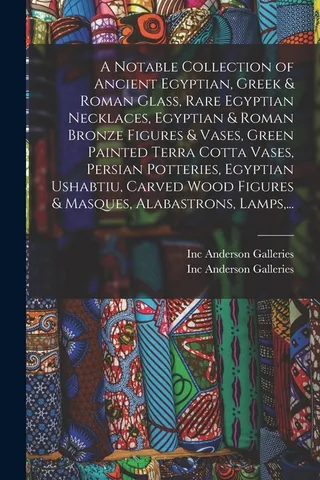A Notable Collection of Ancient Egyptian, Greek & Roman Glass, Rare Egyptian Necklaces, Egyptian & Roman Bronze Figures & Vases, Green Painted Terra Cotta Vases, Persian Potteries, Egyptian Ushabtiu, Carved Wood Figures & Masques, Alabastrons, Lamps