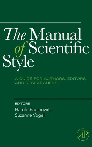 The Manual of Scientific Style