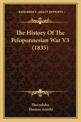 The History Of The Peloponnesian War V3 1835