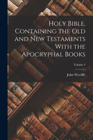 Holy Bible Containing the Old and New Testaments With the Apocryphal Books Volume 4