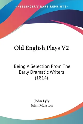 Old English Plays
