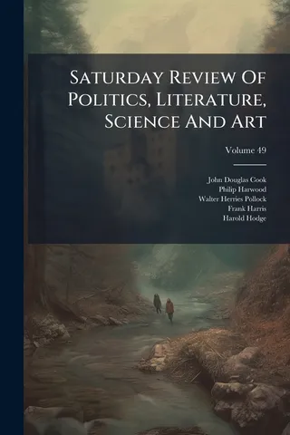 Saturday Review of Politics, Literature, Science and Art