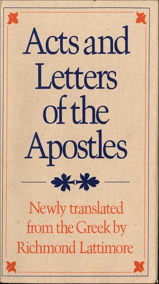Acts and Letters of the Apostles