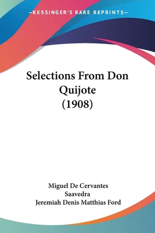 Selections From Don Quijote