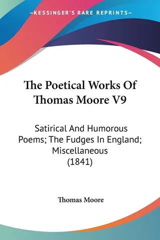 The Poetical Works Of Thomas Moore