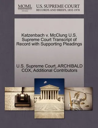 Katzenbach v. McClung