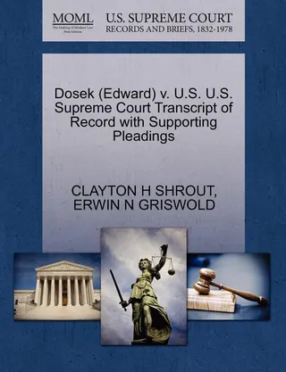 Dosek (Edward) v. U.S.
